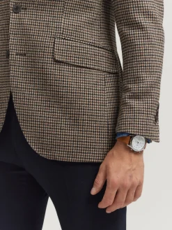 Alvaro Moreno AMERICANA CHARLIE TWIST MARRÓN-Hombre Americanas