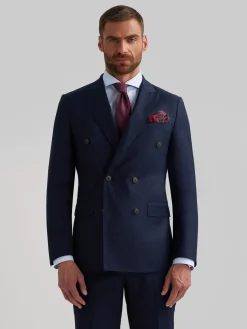 Alvaro Moreno AMERICANA FIL A FIL CRUZADO-Hombre Trajes|Trajes