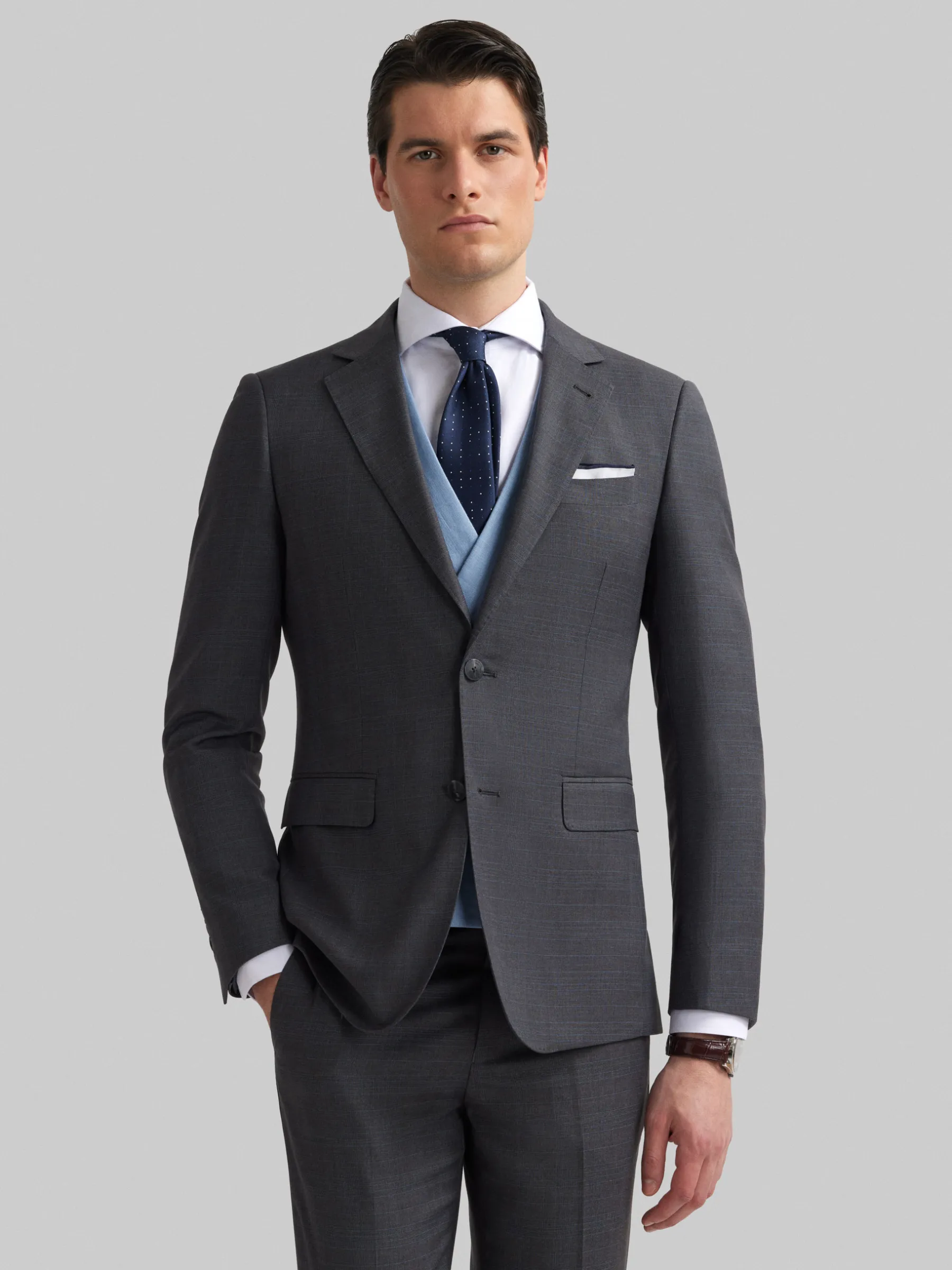 Alvaro Moreno AMERICANA MILANO GALES-Hombre Trajes|Trajes