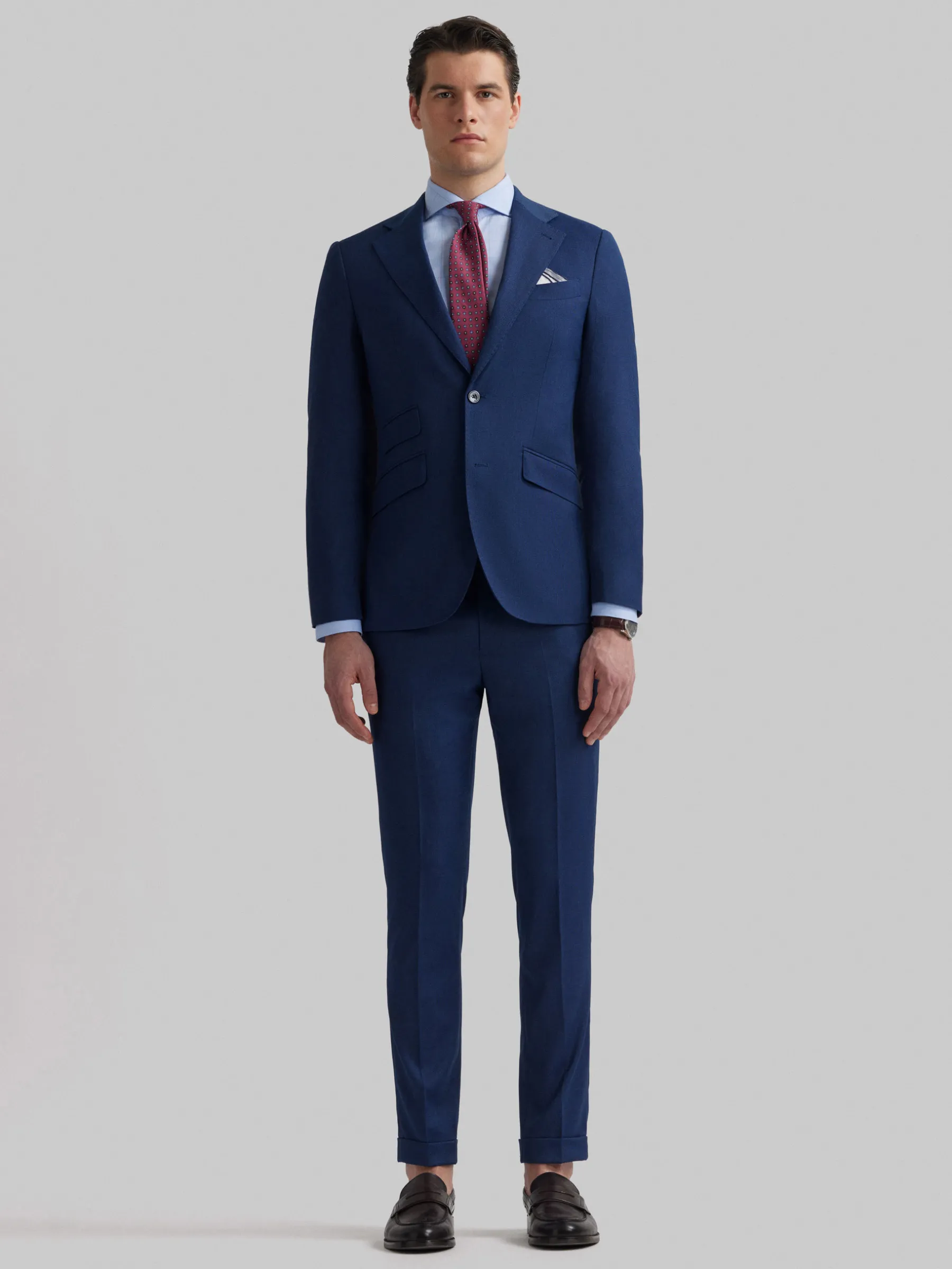 Alvaro Moreno AMERICANA NAPOLI MICROBIRD-Hombre Trajes|Trajes