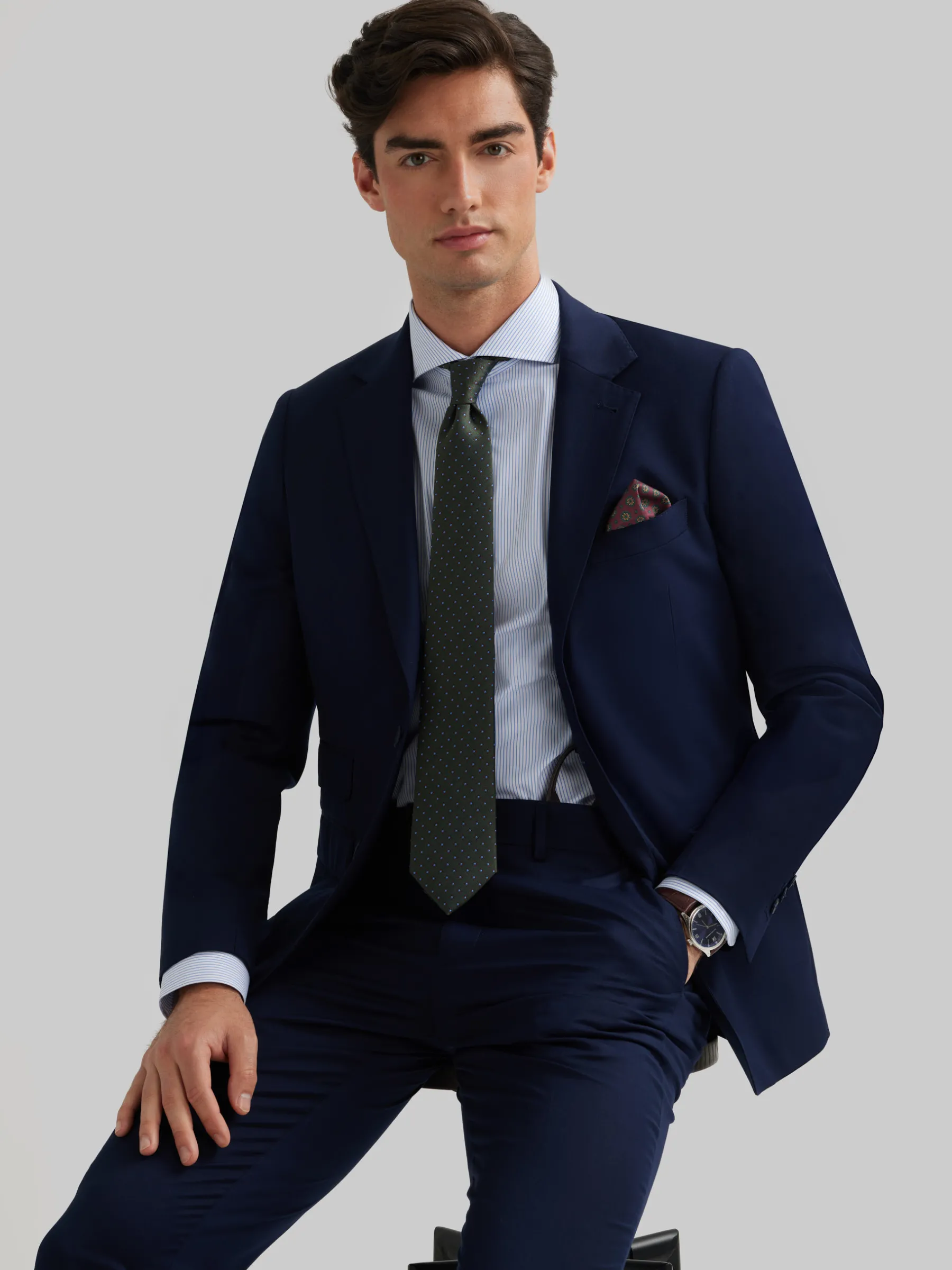 Alvaro Moreno AMERICANA PLAIN SLIM-Hombre Trajes|Trajes