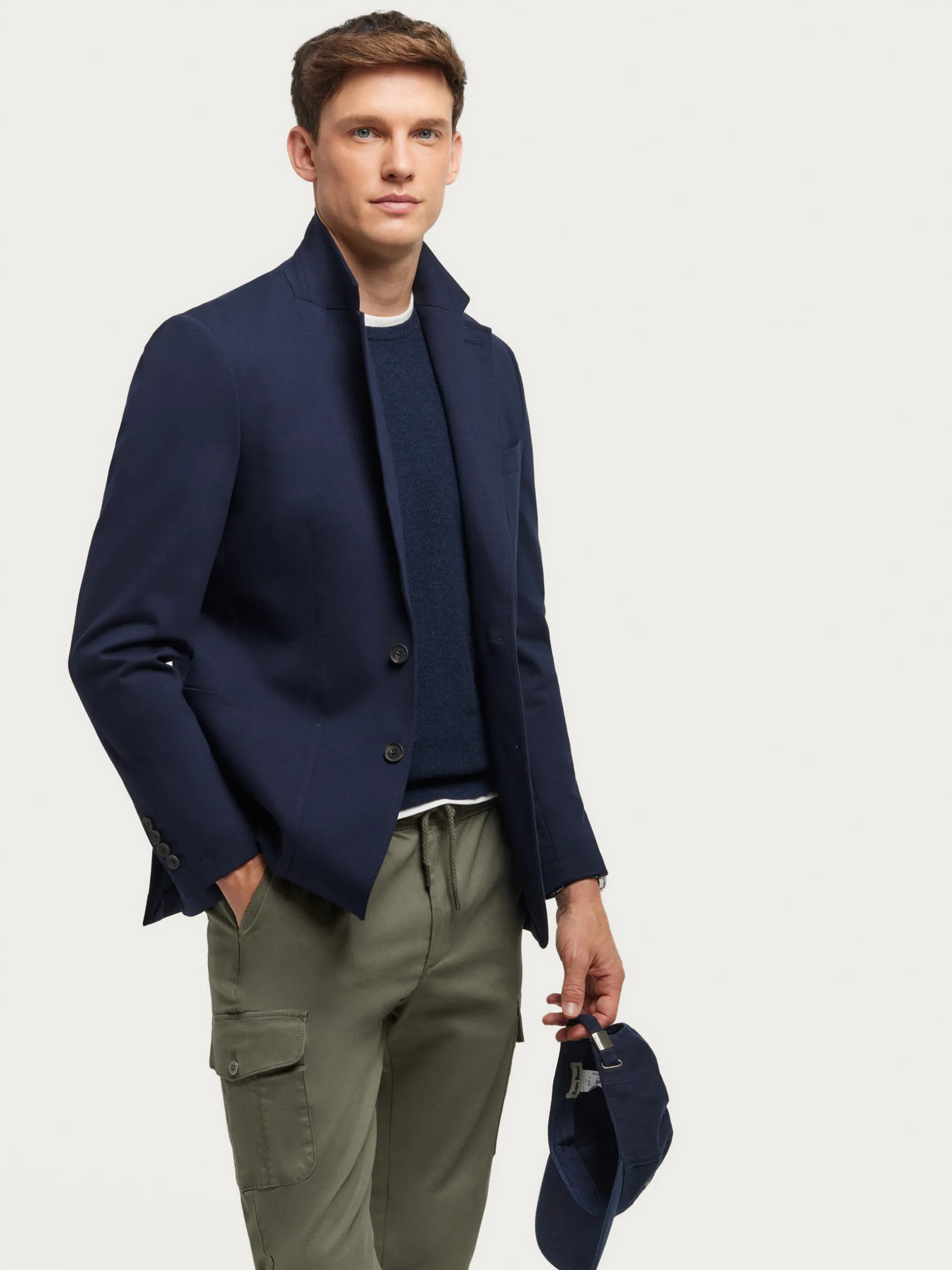 Alvaro Moreno AMERICANA PUNTO-Hombre Americanas