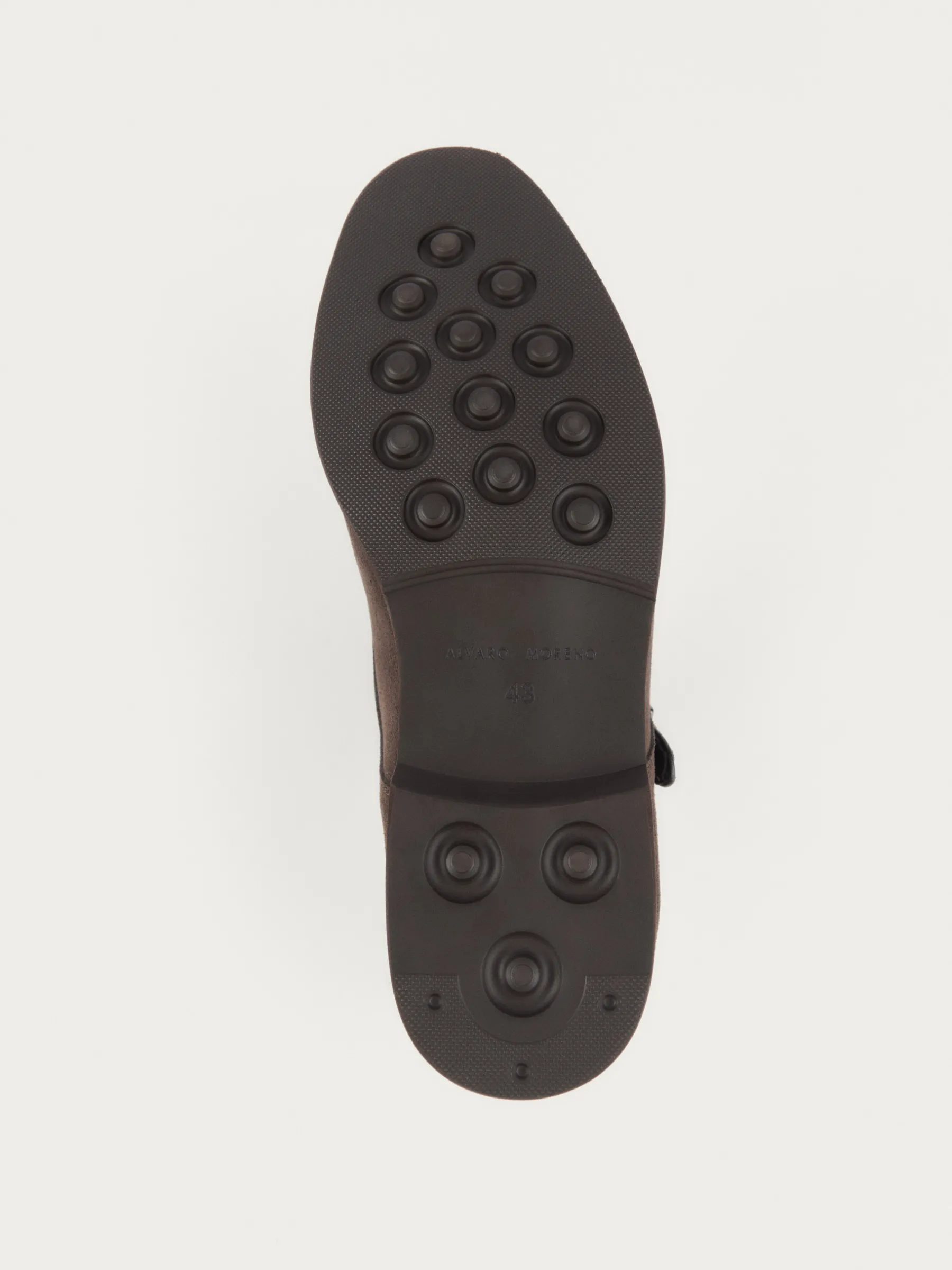 Alvaro Moreno BLUCHER DOBLE HEBILLA MARRÓN-Hombre Vestir