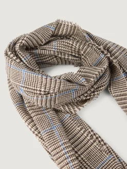 Alvaro Moreno BUFANDA CHECKS MARRÓN-Hombre Bufandas
