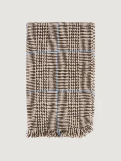 Alvaro Moreno BUFANDA CHECKS MARRÓN-Hombre Bufandas