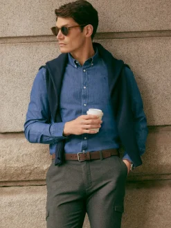 Alvaro Moreno CAMISA DENIM B.DOWN-Hombre Casual