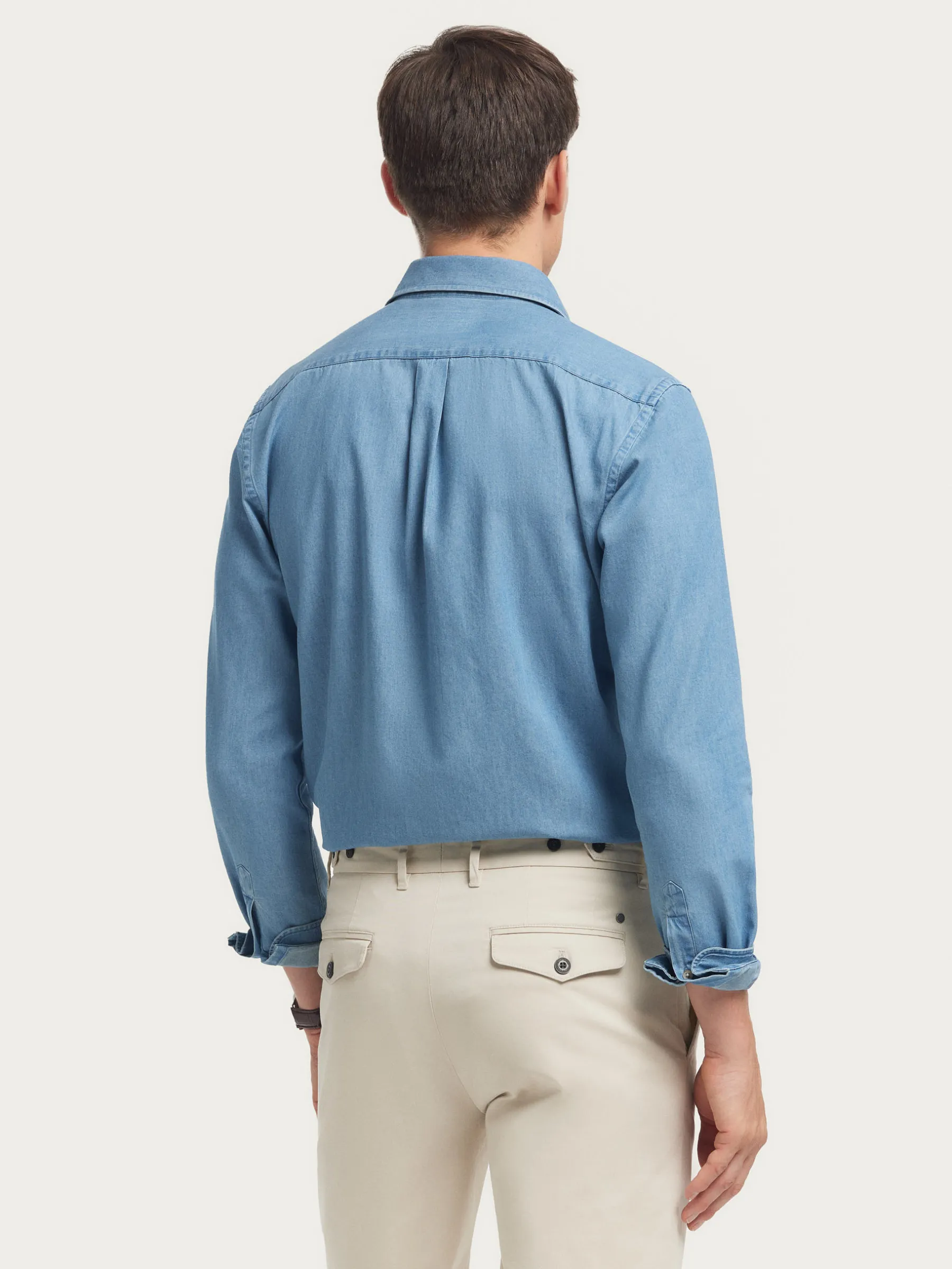 Alvaro Moreno CAMISA DENIM JACK-Hombre Casual