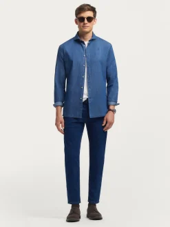 Alvaro Moreno CAMISA DENIM JACK-Hombre Casual