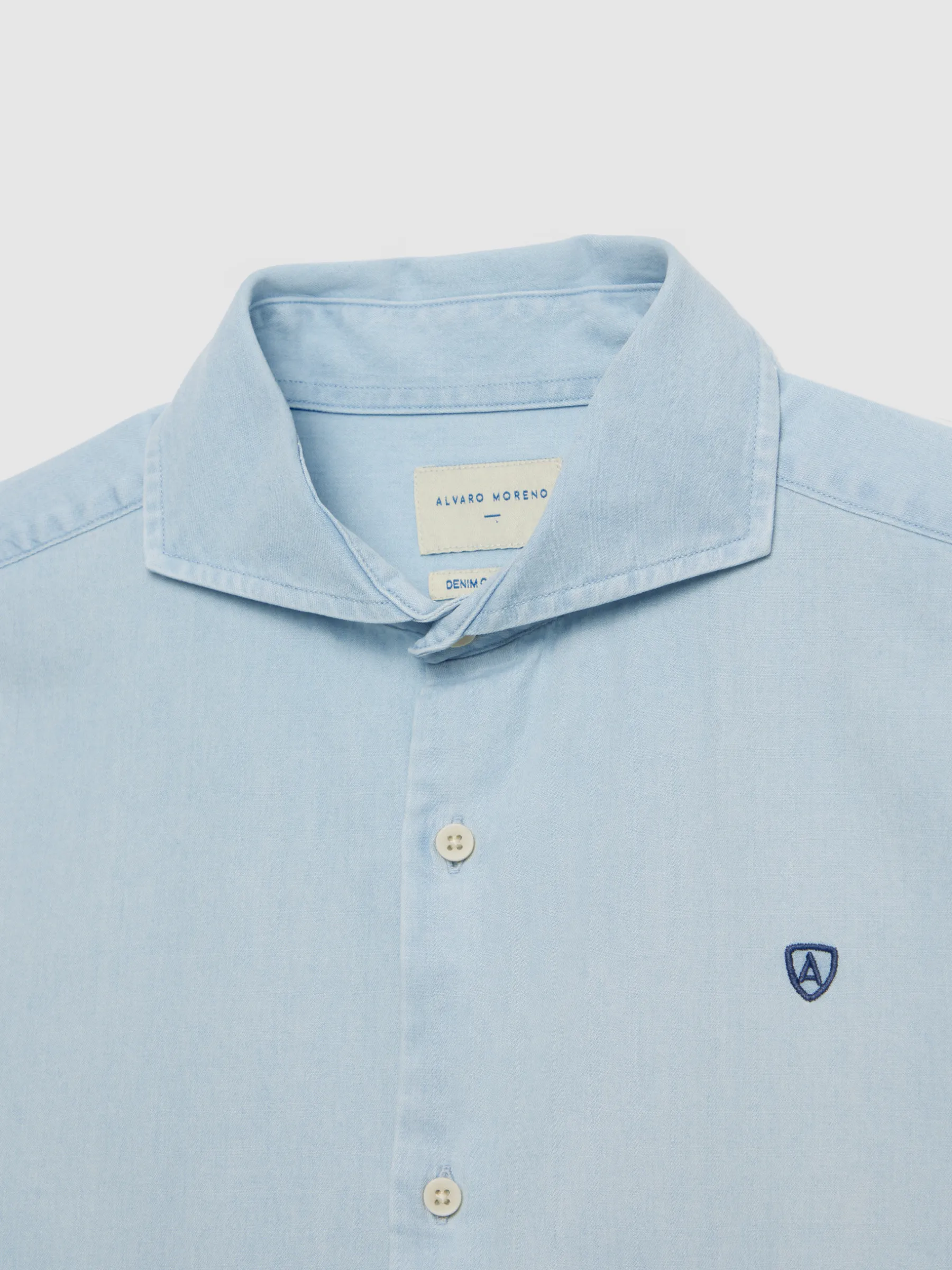 Alvaro Moreno CAMISA DENIM JACK-Hombre Casual