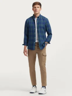 Alvaro Moreno CAMISA FLANNEL TARTAN-Hombre Franela