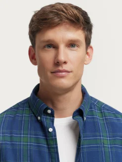 Alvaro Moreno CAMISA FLANNEL TARTAN-Hombre Franela