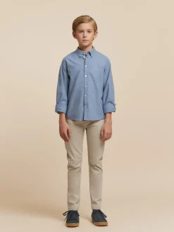 Alvaro Moreno CAMISA FLANNEL TWILL KIDS- Camisas