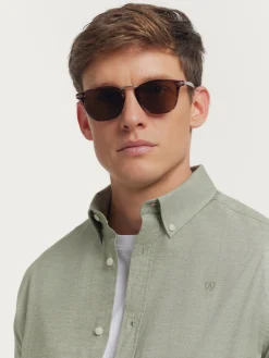 Alvaro Moreno CAMISA FLANNEL TWILL-Hombre Franela