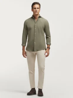 Alvaro Moreno CAMISA MICROPANA JACK VERDE-Hombre Casual