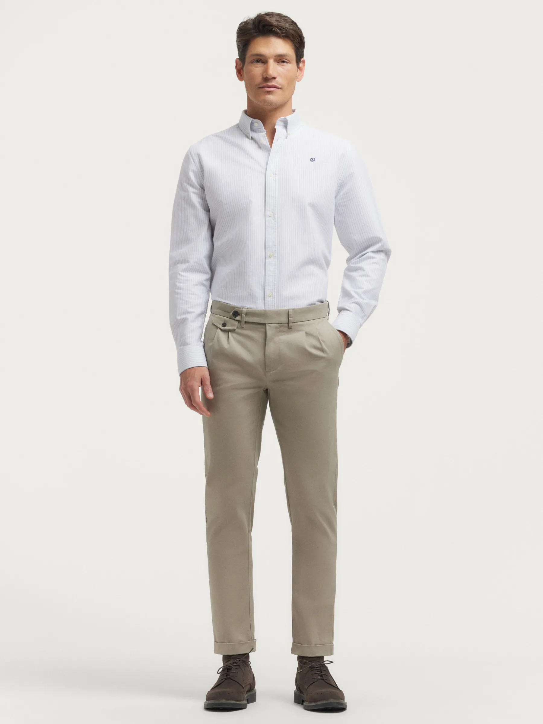 Alvaro Moreno CAMISA OXFORD ASTON-Hombre Oxford