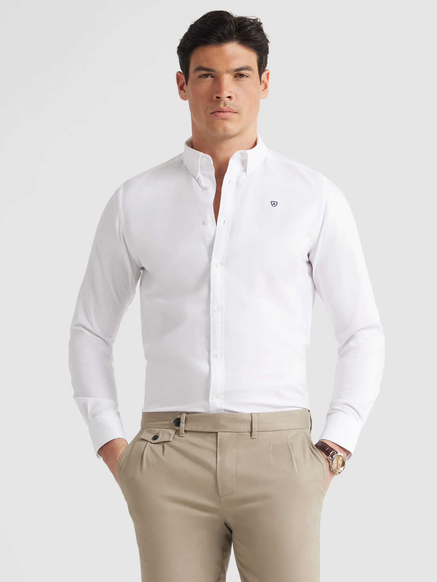Alvaro Moreno CAMISA OXFORD BASIC-Hombre Oxford