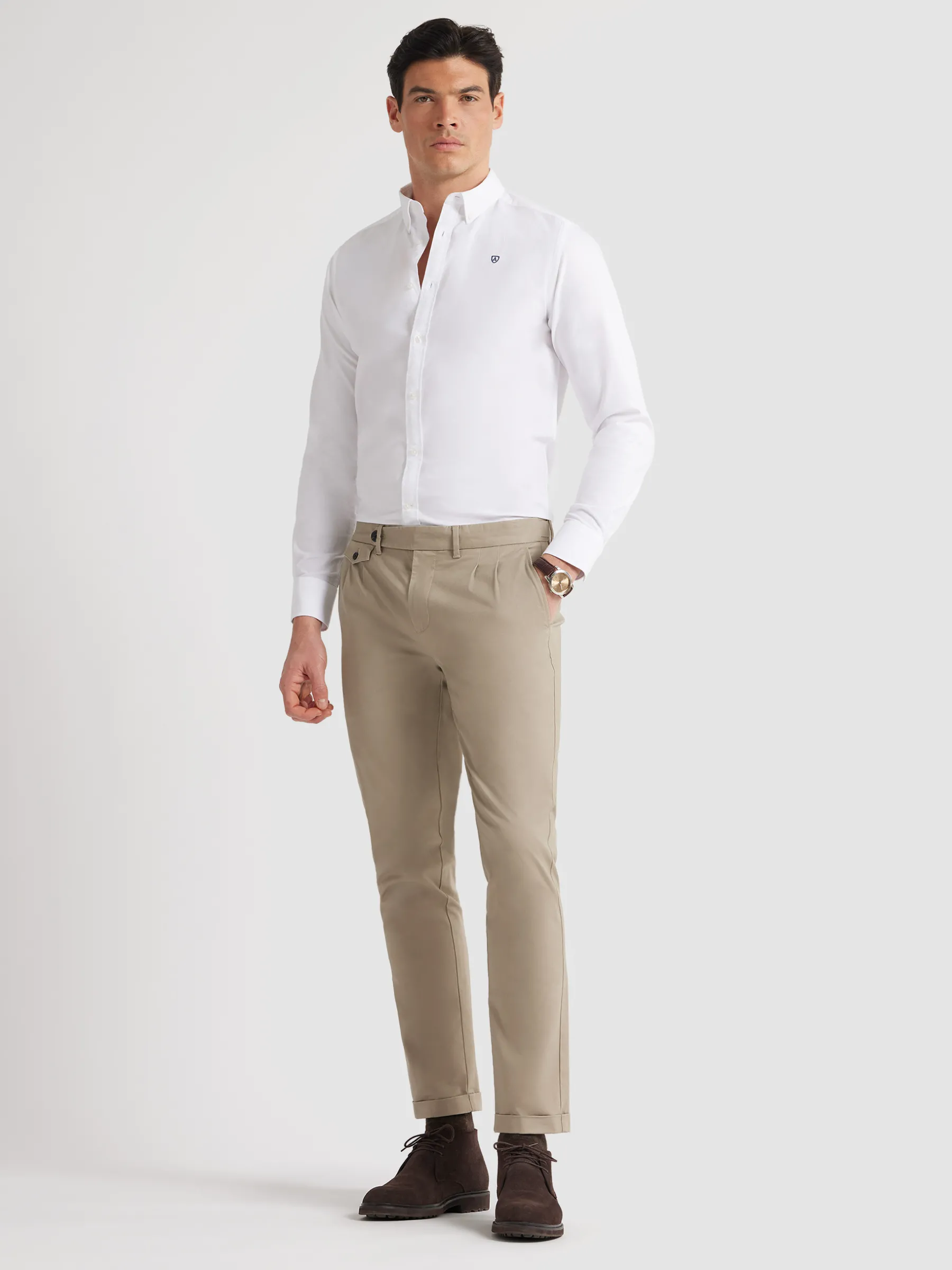 Alvaro Moreno CAMISA OXFORD BASIC-Hombre Oxford