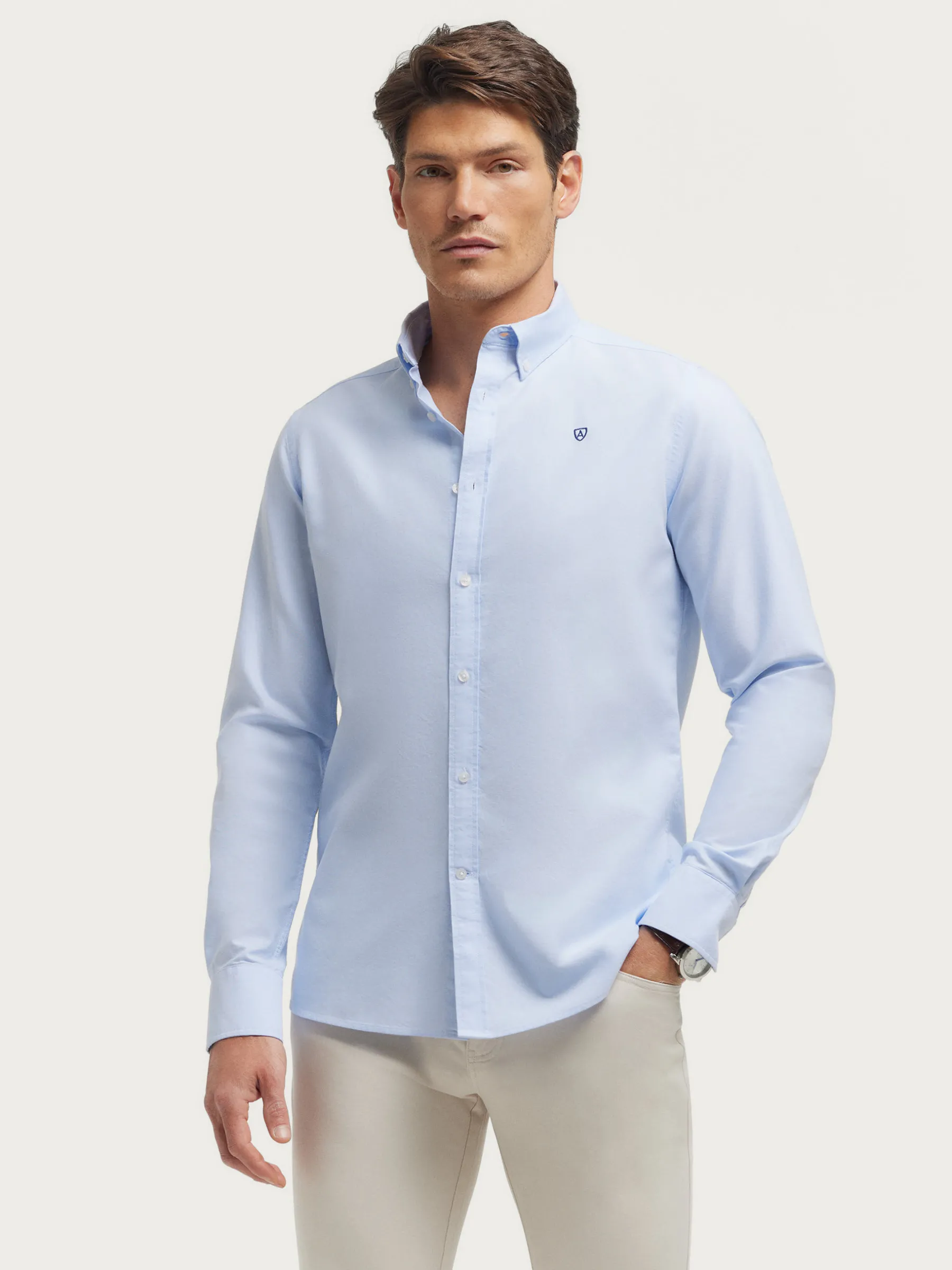 Alvaro Moreno CAMISA OXFORD BASIC-Hombre Oxford