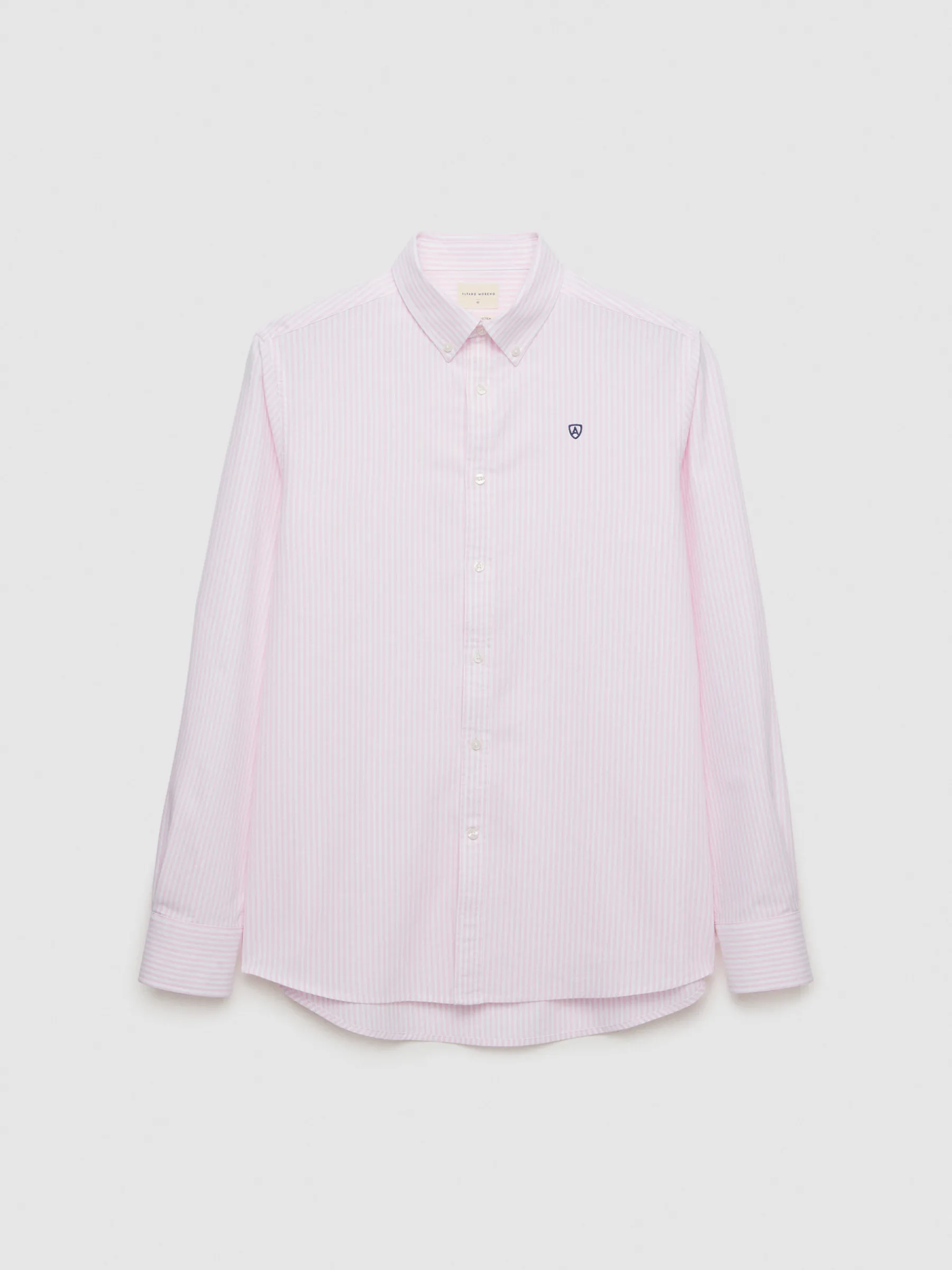 Alvaro Moreno CAMISA OXFORD RAYAS BASIC-Hombre Oxford
