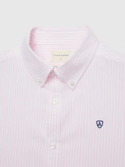 Alvaro Moreno CAMISA OXFORD RAYAS BASIC-Hombre Oxford