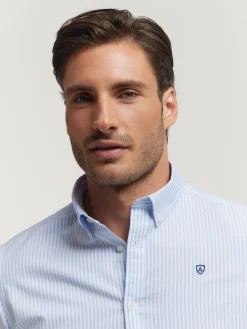 Alvaro Moreno CAMISA OXFORD RAYAS-Hombre Oxford
