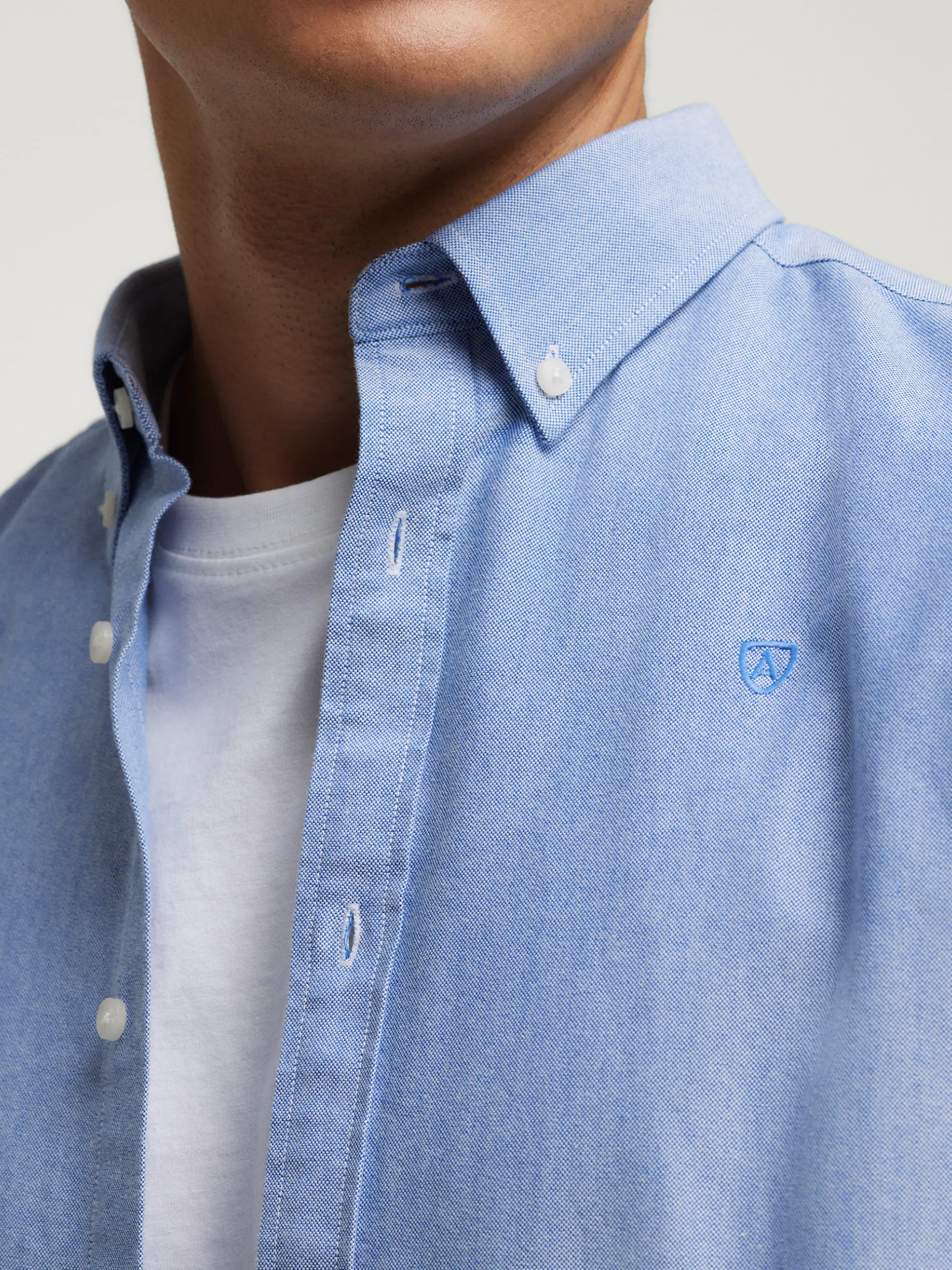 Alvaro Moreno CAMISA OXFORD SOLID-Hombre Oxford