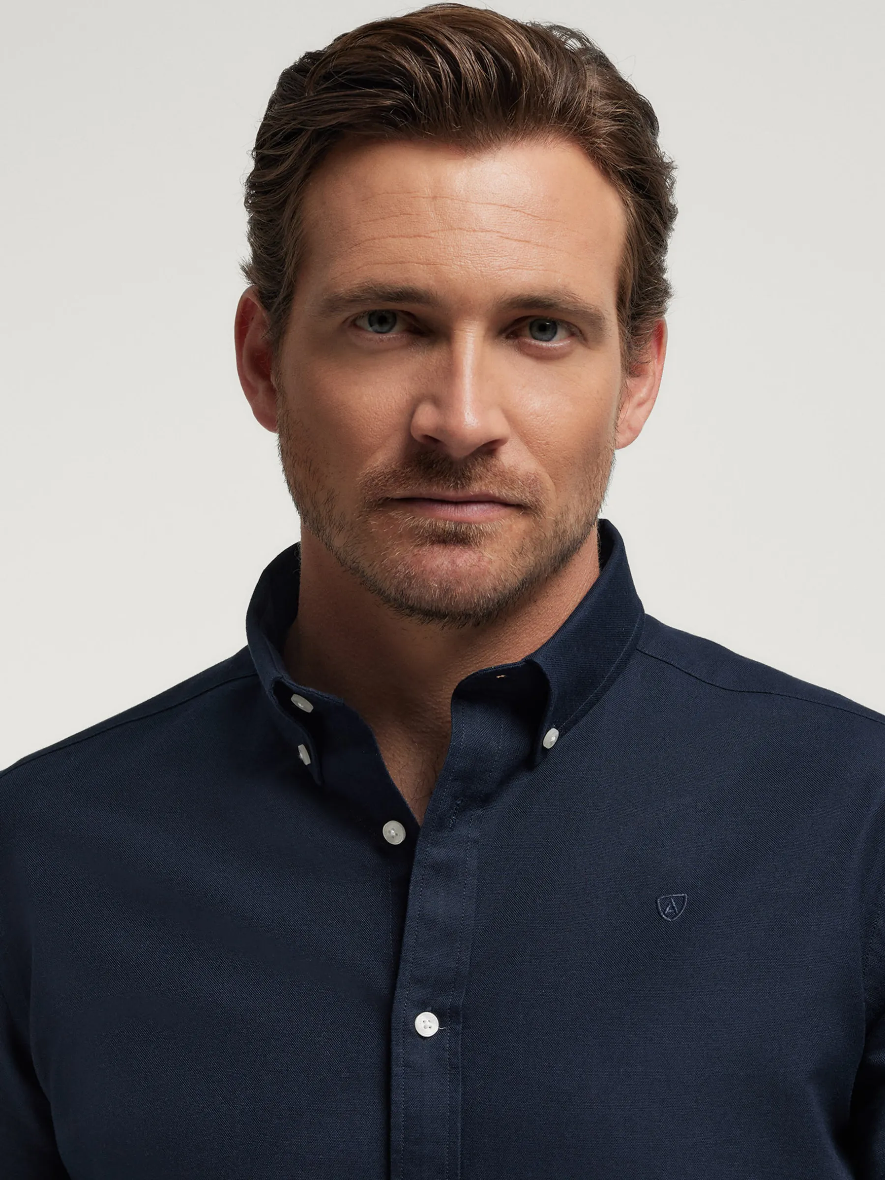 Alvaro Moreno CAMISA OXFORD SOLID-Hombre Oxford