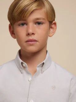 Alvaro Moreno CAMISA OXFORD SOLID KIDS- Camisas
