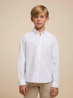 Alvaro Moreno CAMISA OXFORD SOLID KIDS- Camisas
