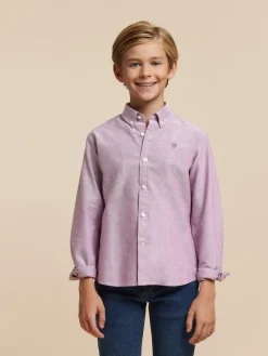 Alvaro Moreno CAMISA OXFORD SOLID KIDS- Camisas