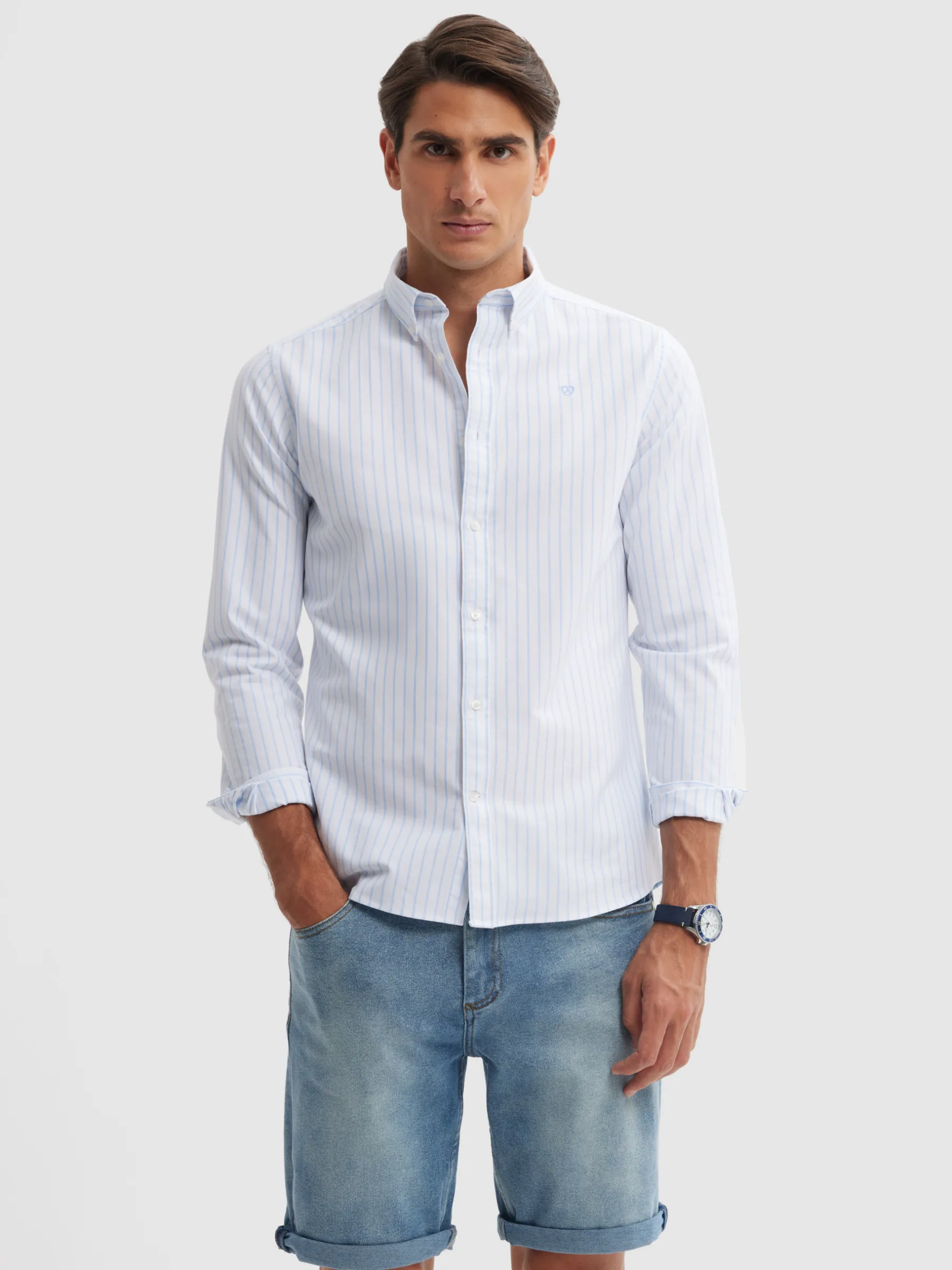 Alvaro Moreno CAMISA OXFORD SUNNY-Hombre Oxford