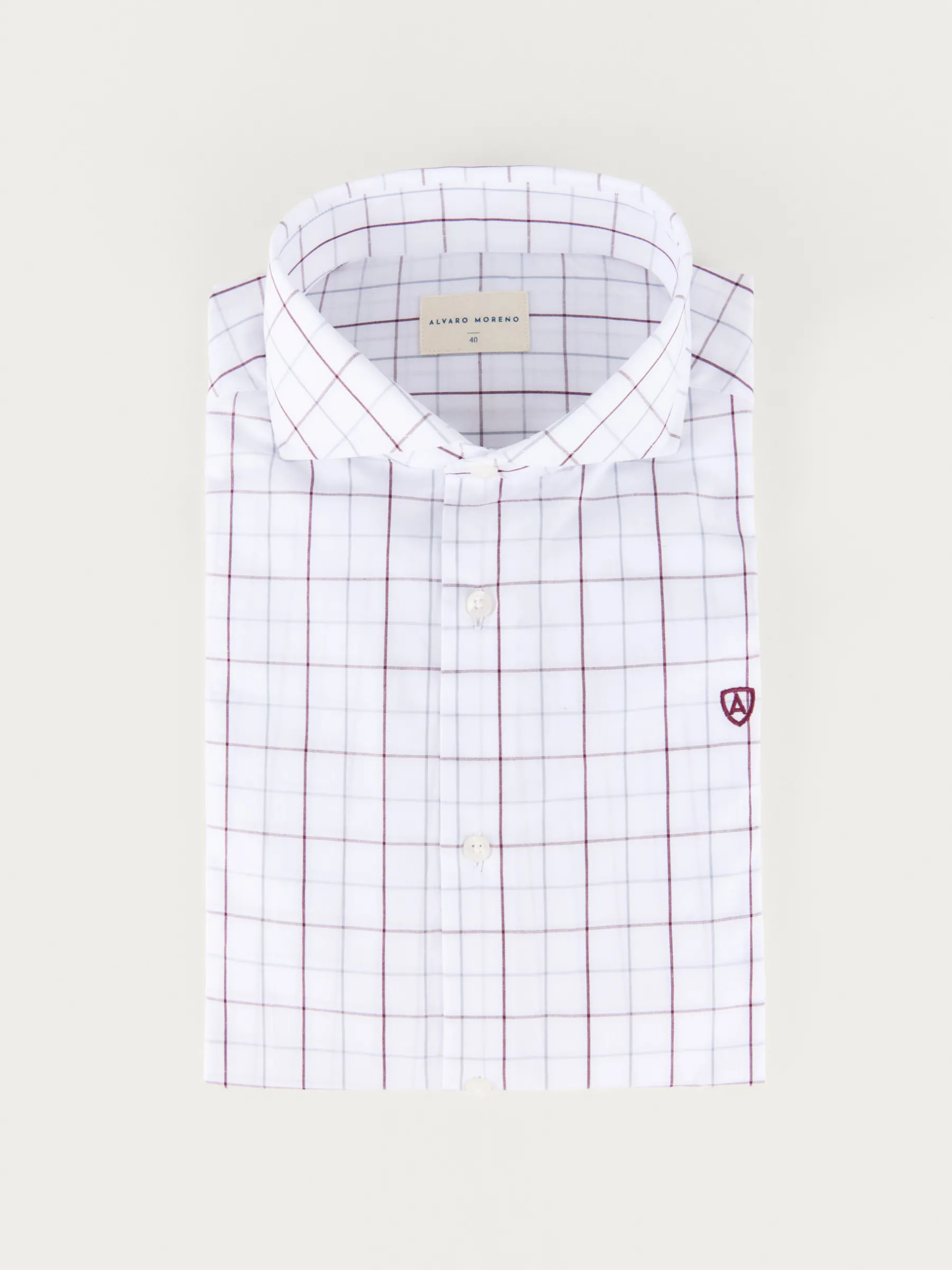 Alvaro Moreno CAMISA POPELIN CUADROS-Hombre Casual