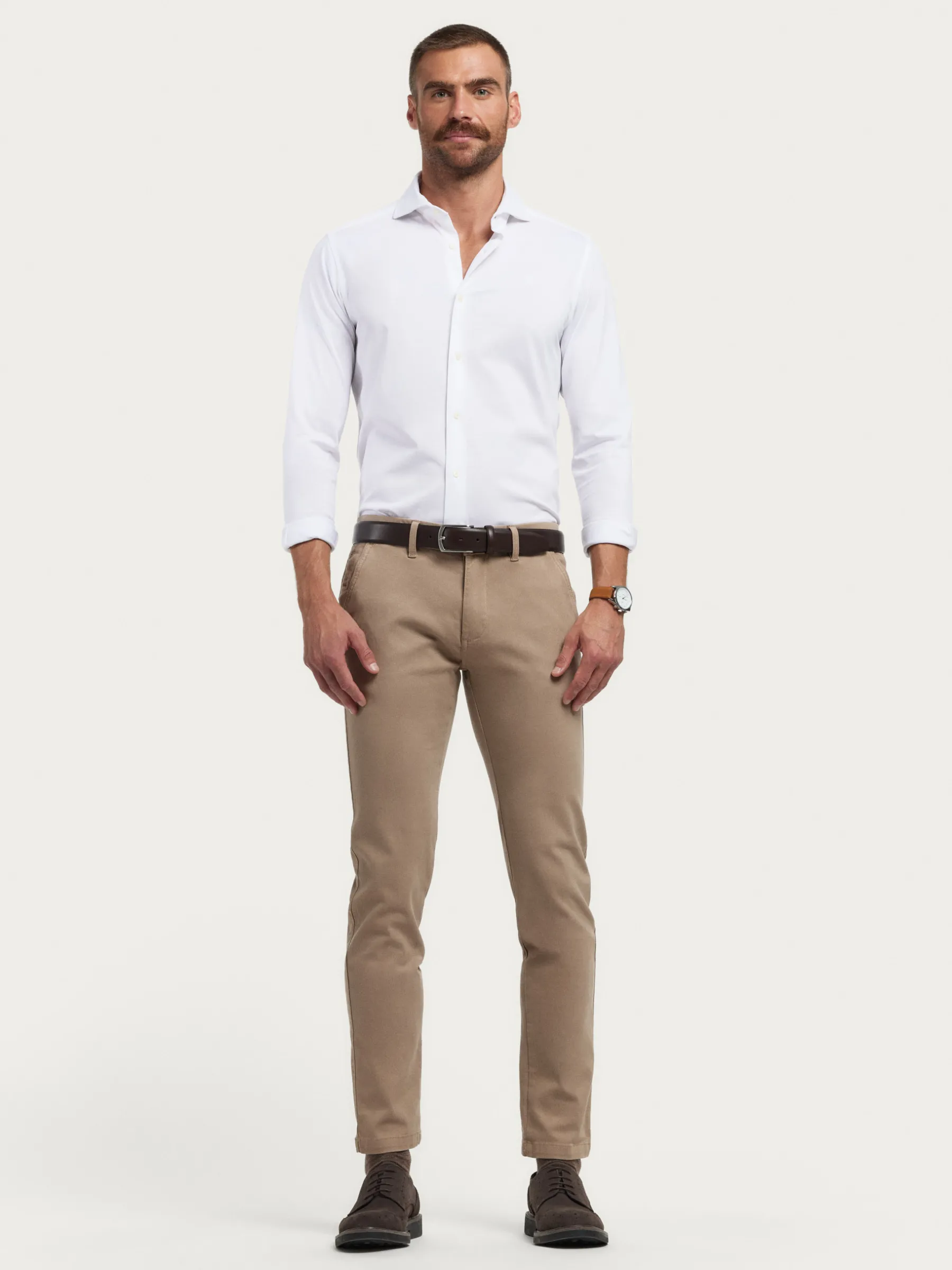 Alvaro Moreno CAMISA PUNTO ELASTICO-Hombre Casual