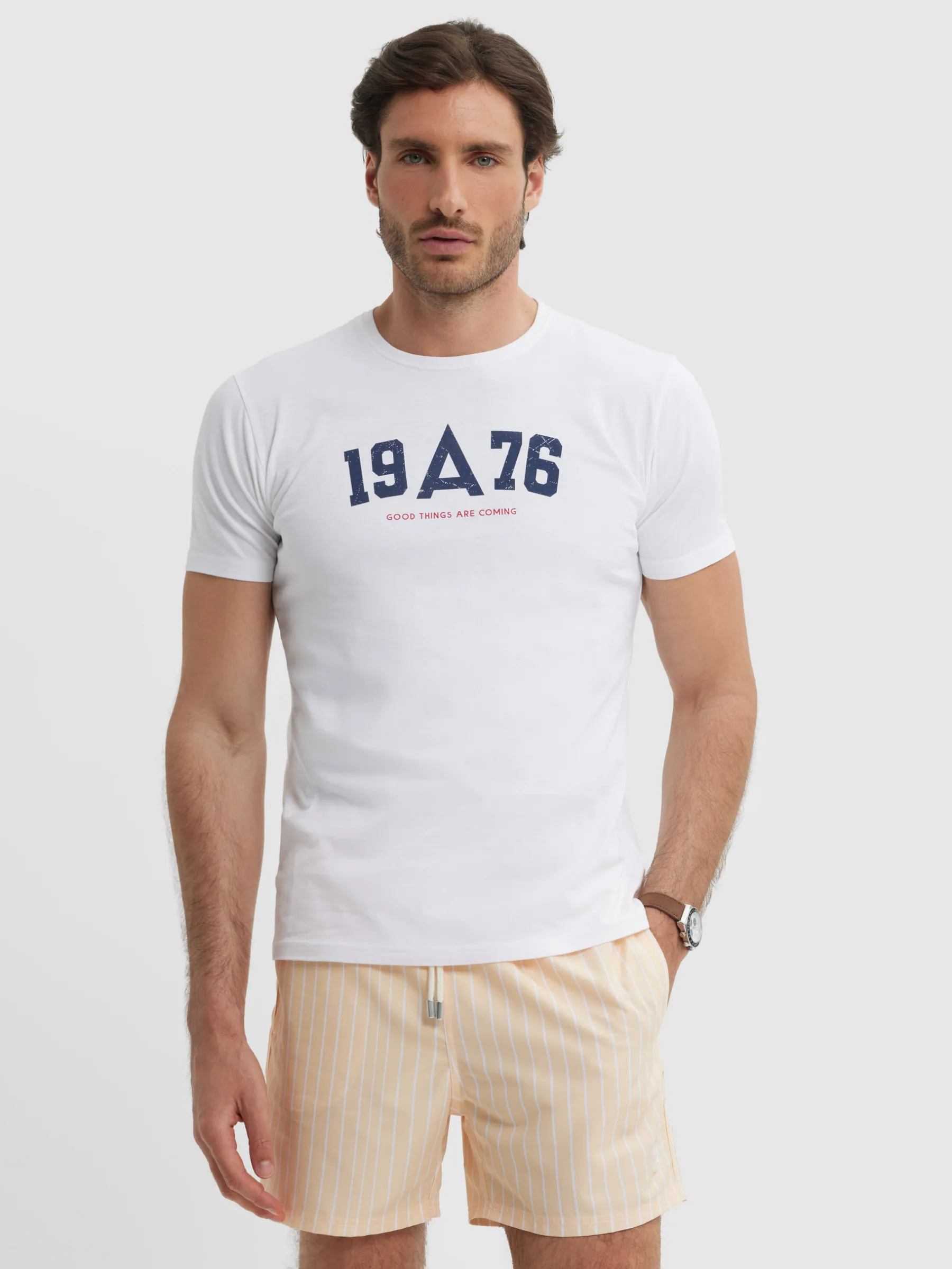 Alvaro Moreno CAMISETA COLLEGE-Hombre Camisetas