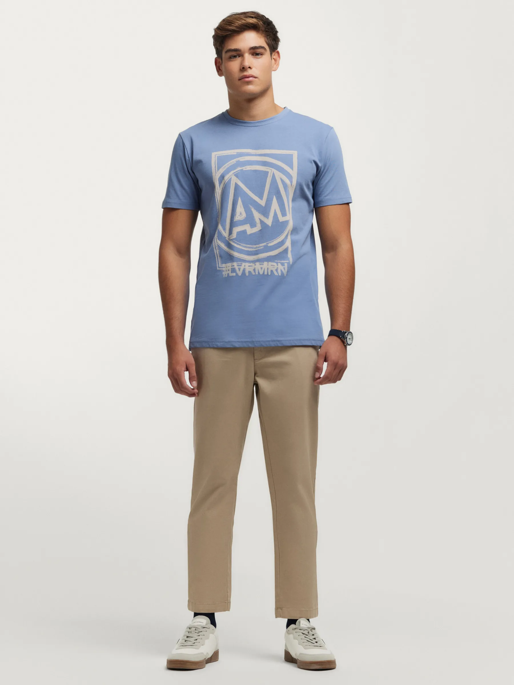 Alvaro Moreno CAMISETA LOGO-Hombre Teen|Camisetas