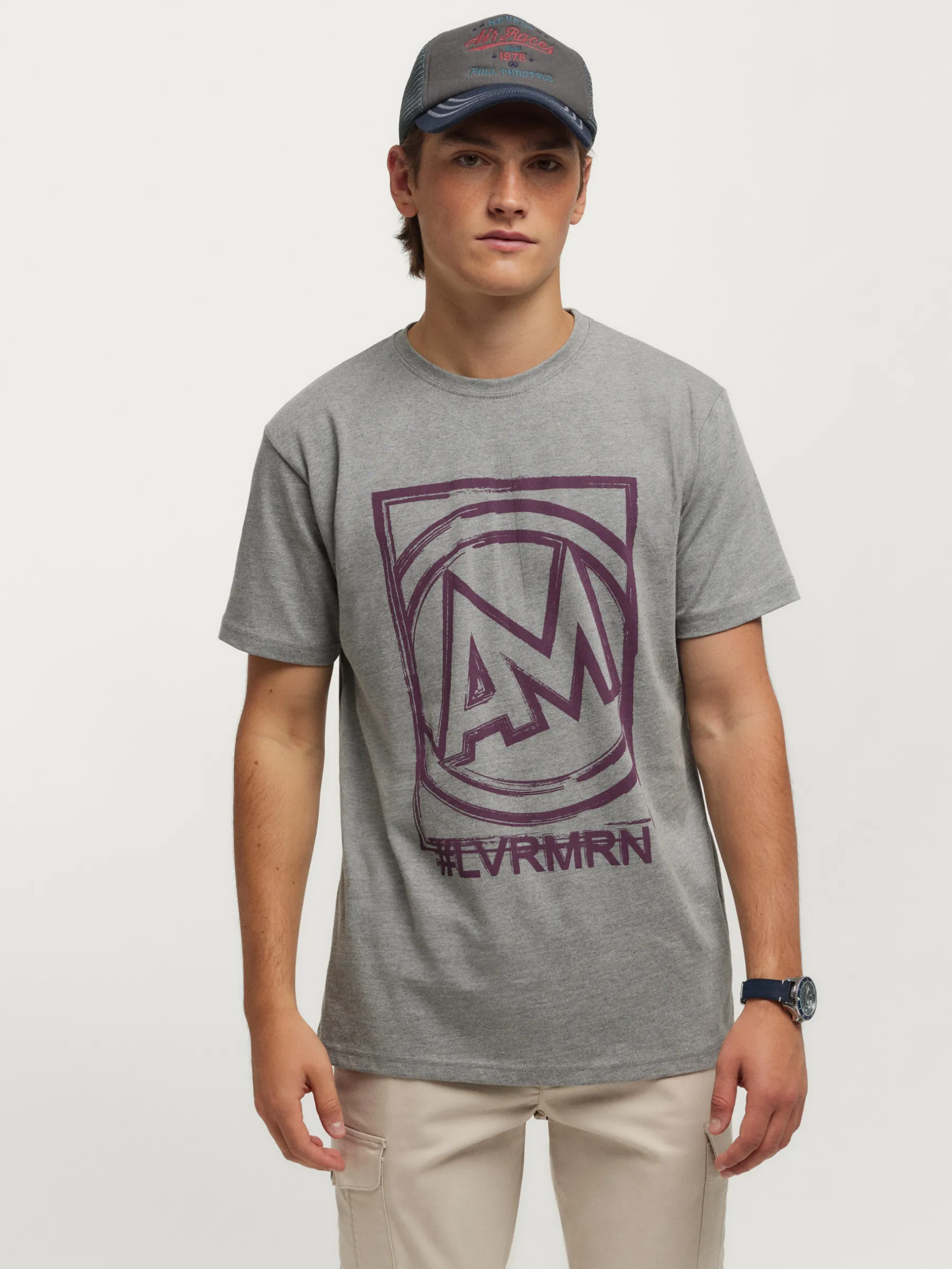 Alvaro Moreno CAMISETA LOGO-Hombre Teen|Camisetas