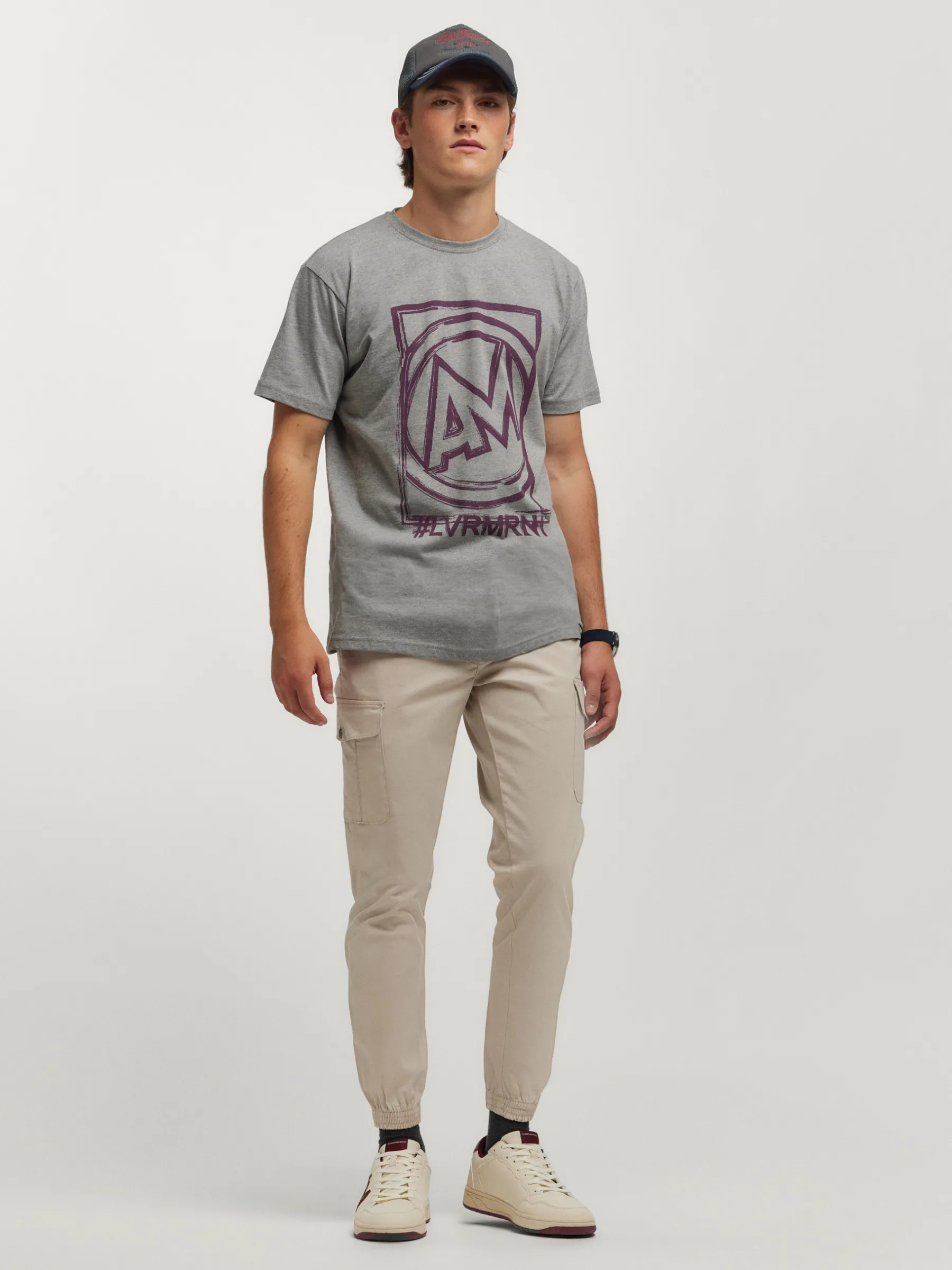 Alvaro Moreno CAMISETA LOGO-Hombre Teen|Camisetas