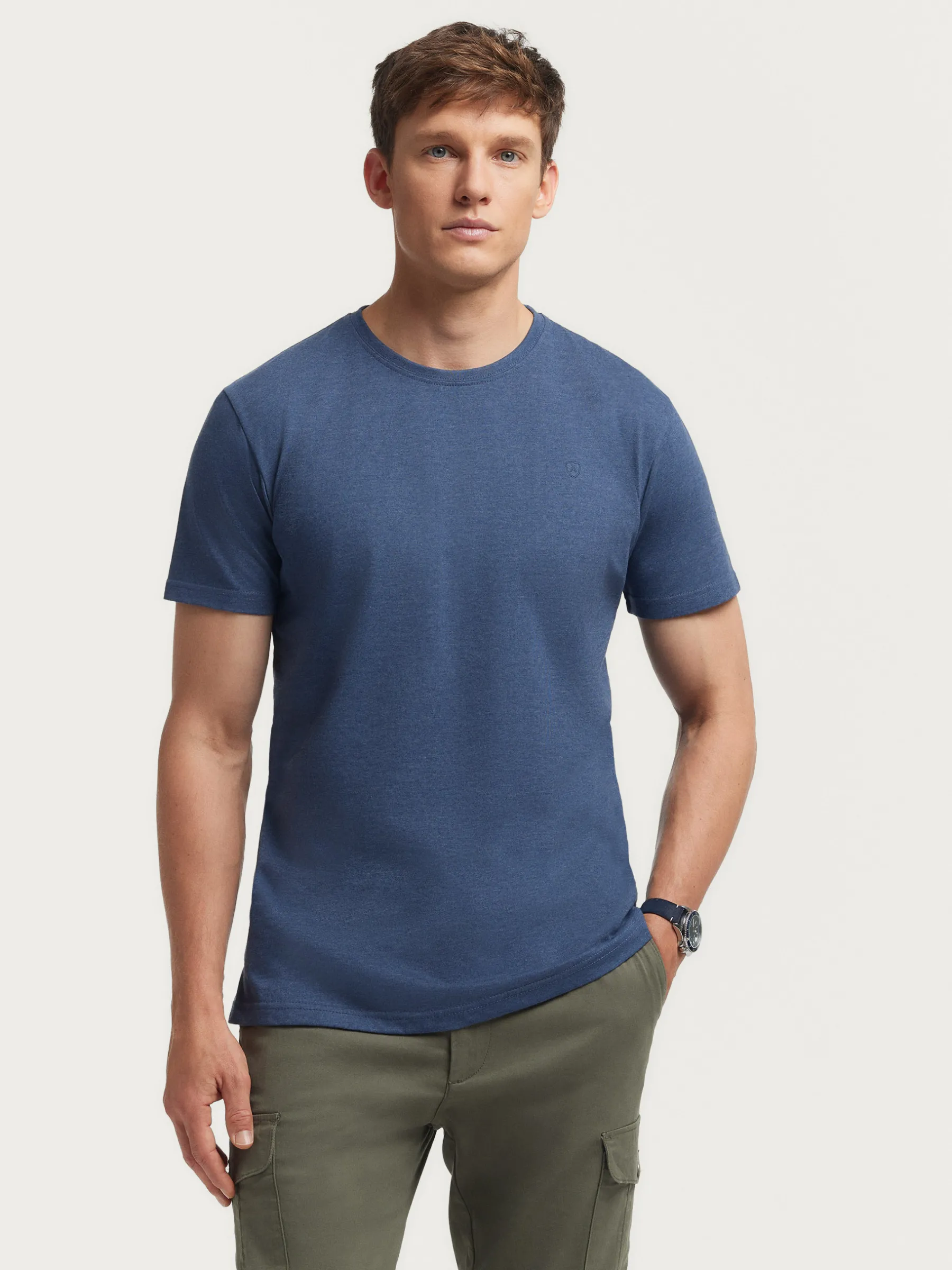 Alvaro Moreno CAMISETA MELANGE-Hombre Camisetas