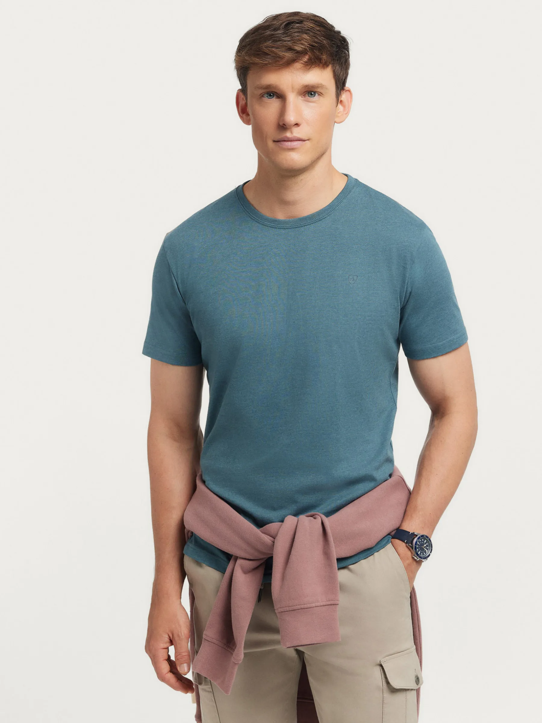 Alvaro Moreno CAMISETA MELANGE-Hombre Camisetas