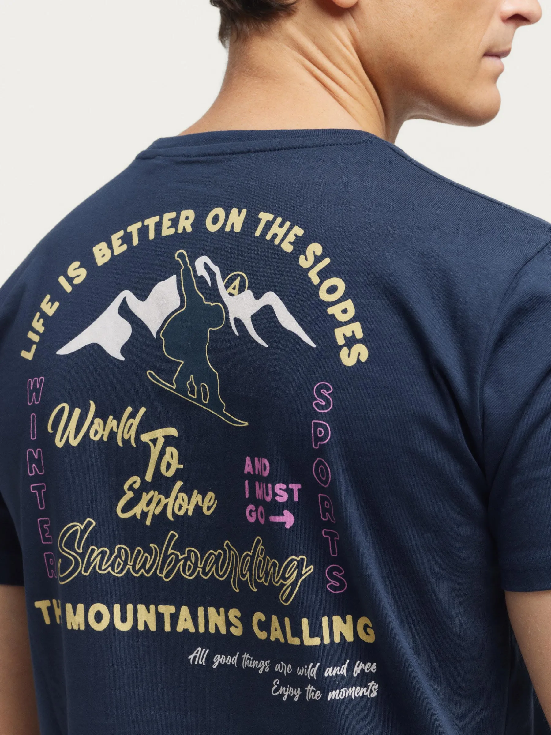 Alvaro Moreno CAMISETA SNOW-Hombre Teen|Camisetas