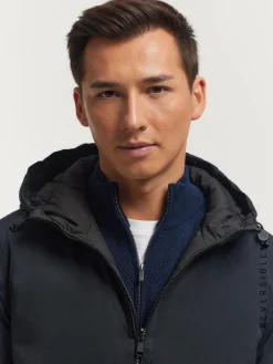 Alvaro Moreno CAZADORA RATCHED REVERSIBLE | MARRÓN-Hombre Cazadoras Y Parkas