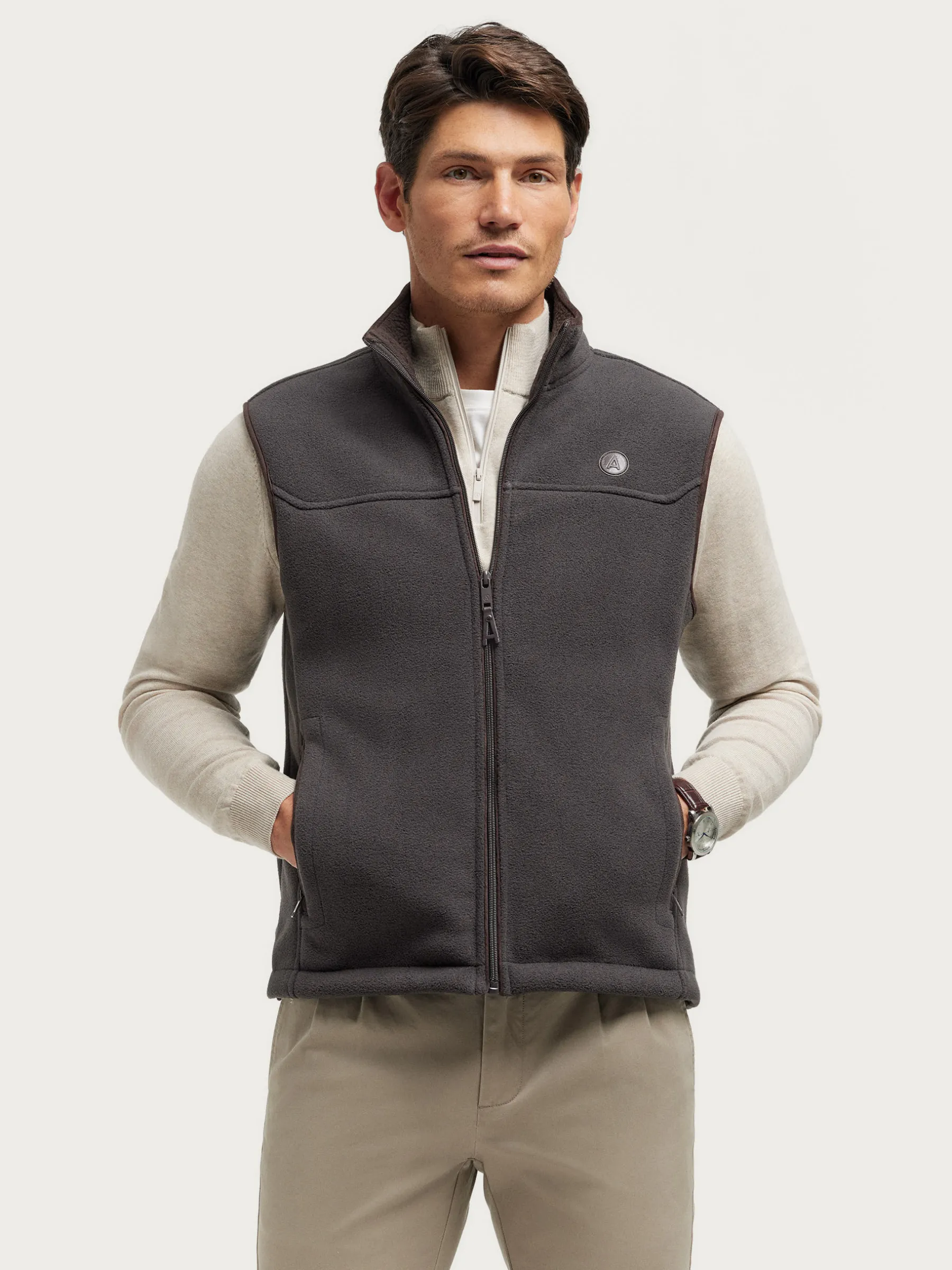 Alvaro Moreno CHALECO SIERRA MARRÓN-Hombre Chalecos