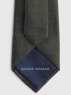 Alvaro Moreno CORBATA JACQUARD MF VERDE-Hombre Corbatas|Corbatas
