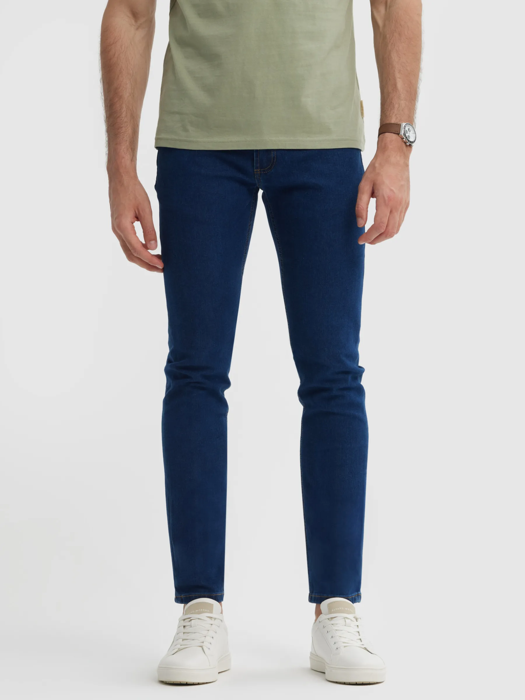 Alvaro Moreno DENIM SLIM BASICO-Hombre Vaqueros