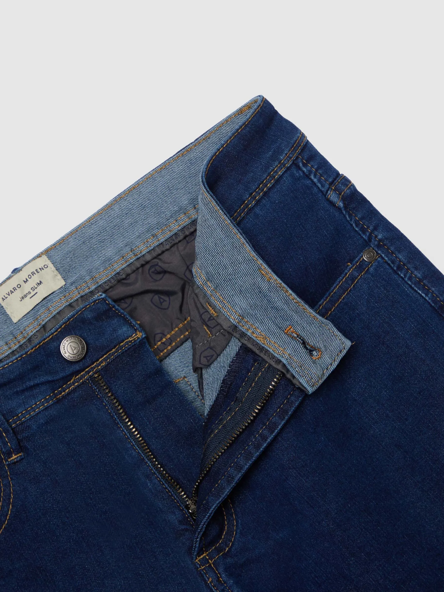 Alvaro Moreno DENIM SLIM BASICO-Hombre Vaqueros
