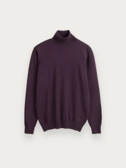 Alvaro Moreno JERSEY ROLL COLLAR BURDEOS-Hombre Jerséis