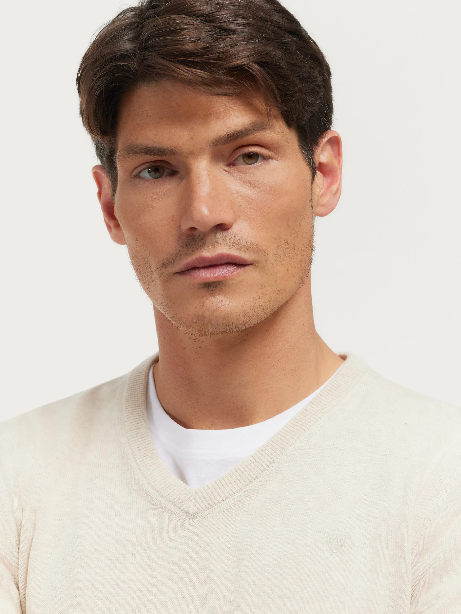 Alvaro Moreno JERSEY V-NECK TRENDY-Hombre Jerséis