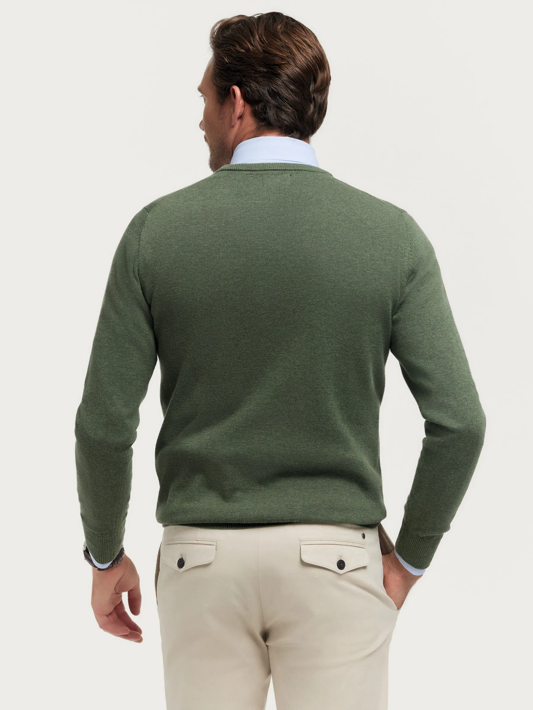 Alvaro Moreno JERSEY V-NECK TRENDY-Hombre Jerséis