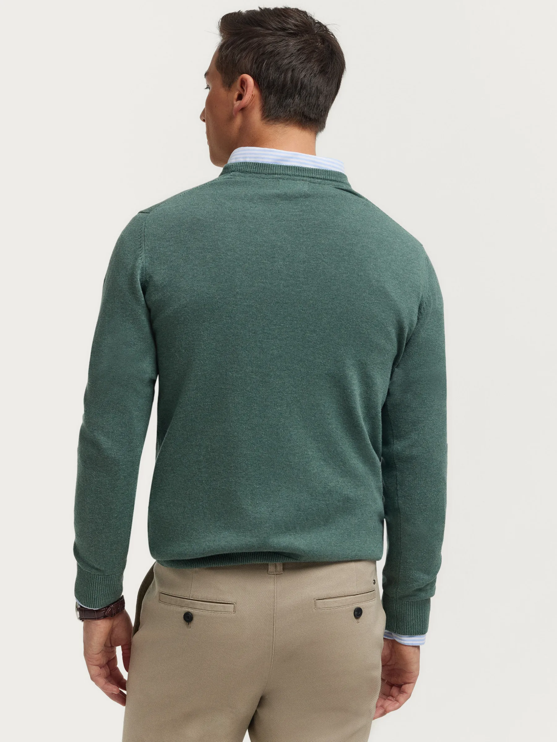 Alvaro Moreno JERSEY V-NECK TRENDY-Hombre Jerséis