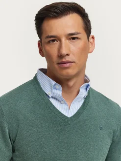 Alvaro Moreno JERSEY V-NECK TRENDY-Hombre Jerséis